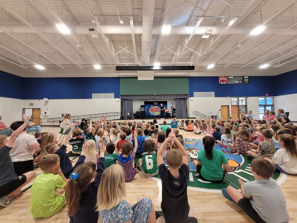 We had a magical time at our behavior assembly with Magician Ken Scott! 
