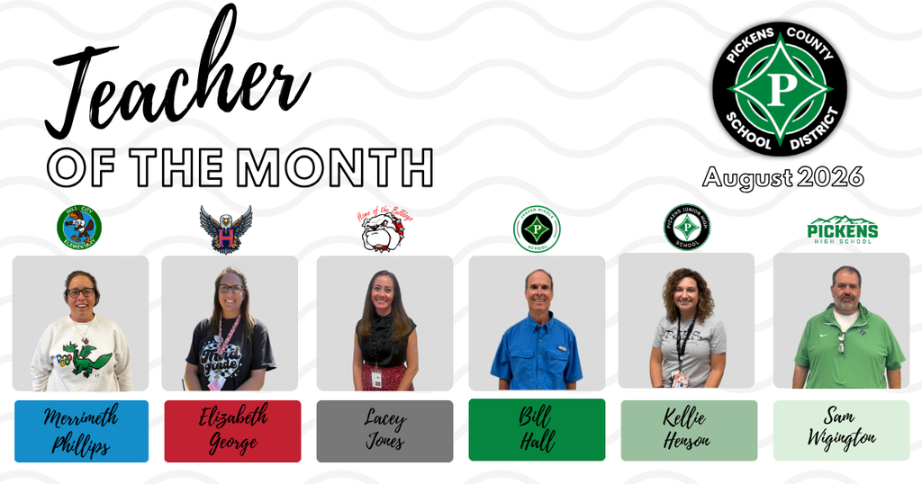 Teachers of the Month for August