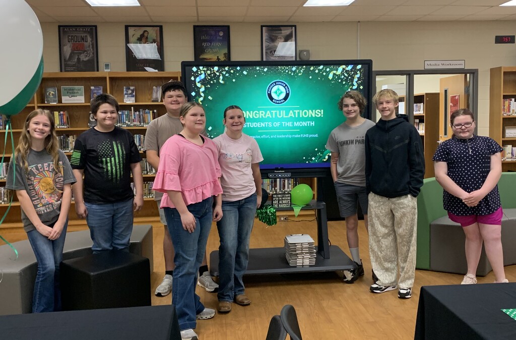 Students of the Month for August