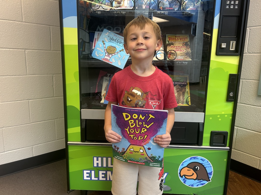 Asher finished his fluency folder and earned a book!