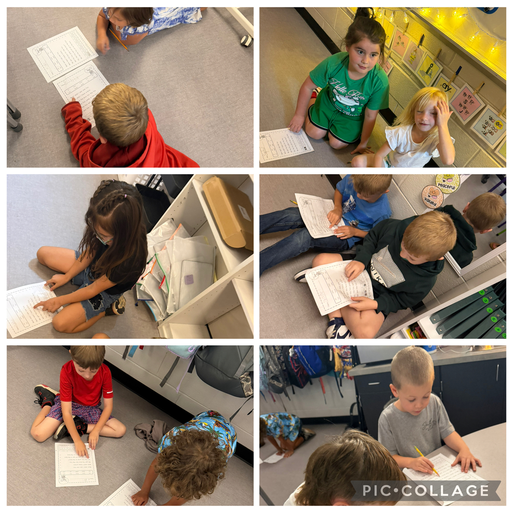 Mrs. Shealey’s first-grade class is working hard on their reading fluency! 