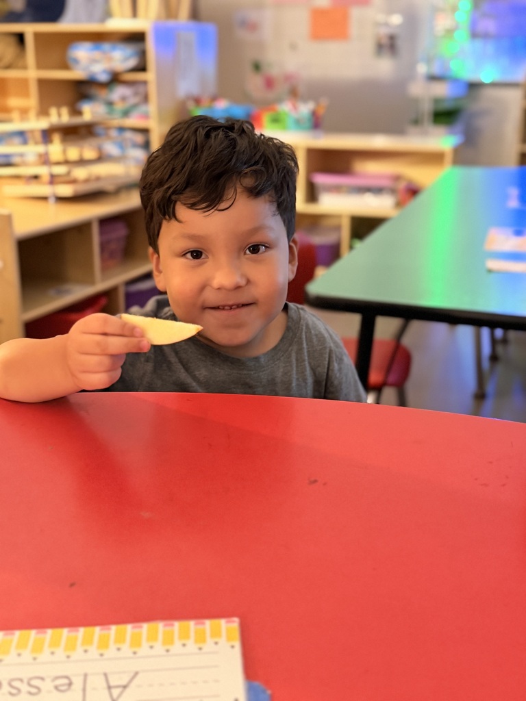 Mrs. Allen’s class put their taste buds to the test! Students sampled three different varieties of apples and created a tally chart to see which one was the class favorite.