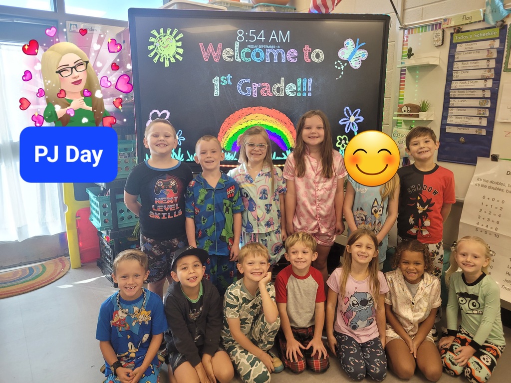 Pajama Day Fun in Mrs. Dilbeck’s Class!  What a fun way to celebrate our BIG Attendance Award!