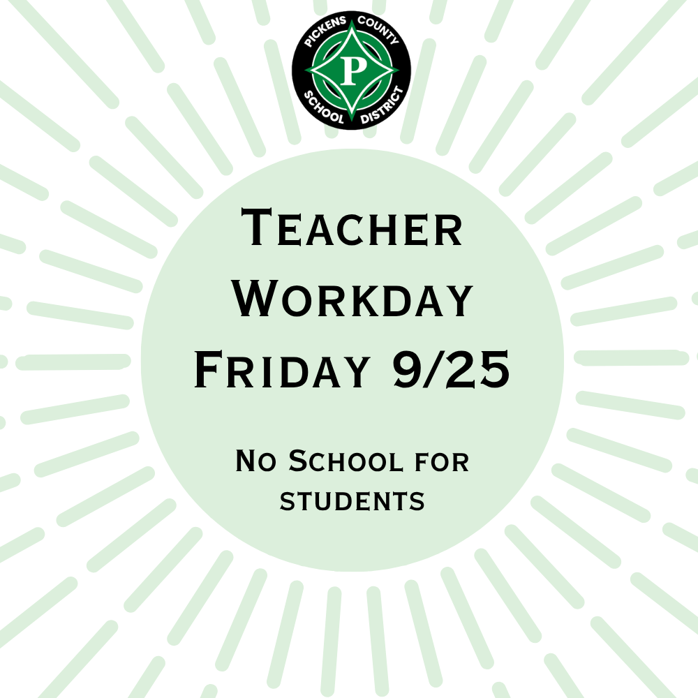 Teacher Workday Friday 9/25