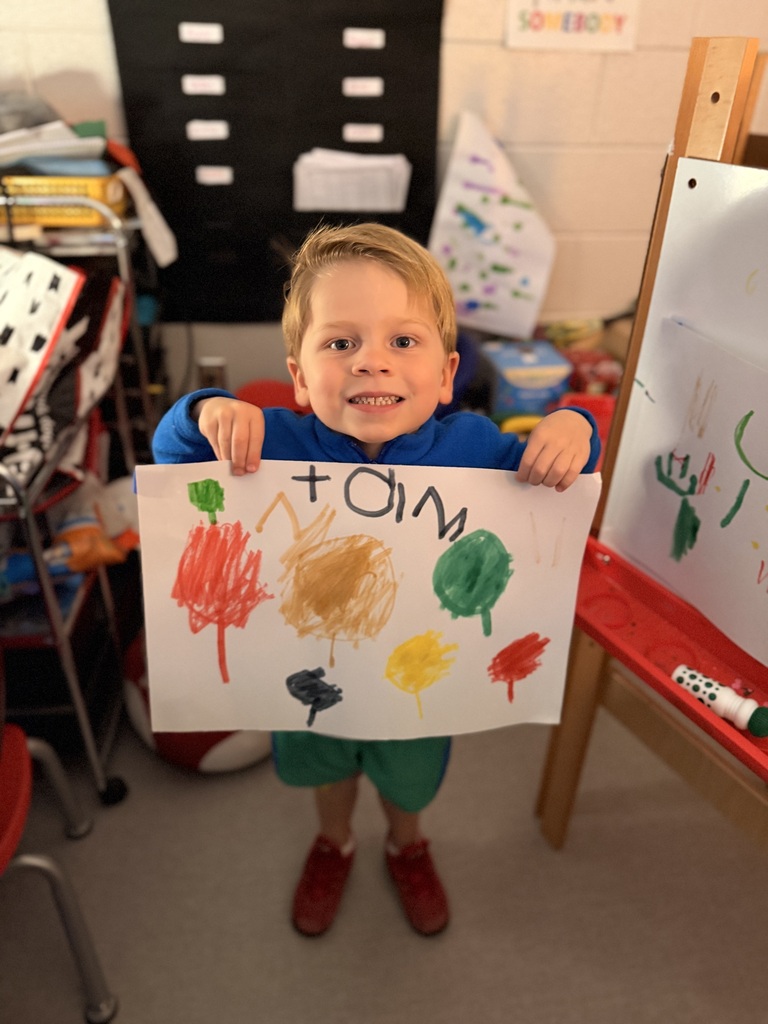 Mrs. Allen's class drew and painted beautiful leaves.