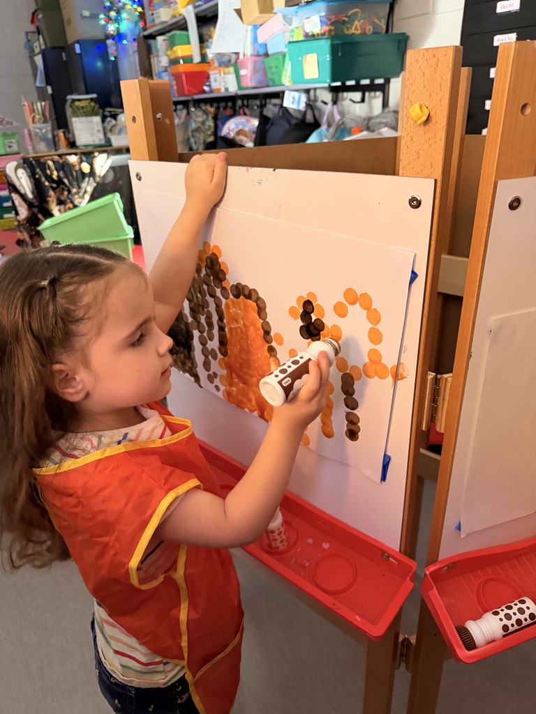 Mrs. Allen's class drew and painted beautiful leaves.