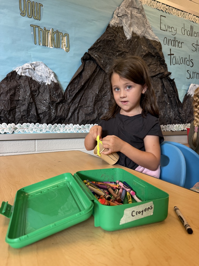 Students in kindergarten and first grade engineered kindness buckets in STEM.