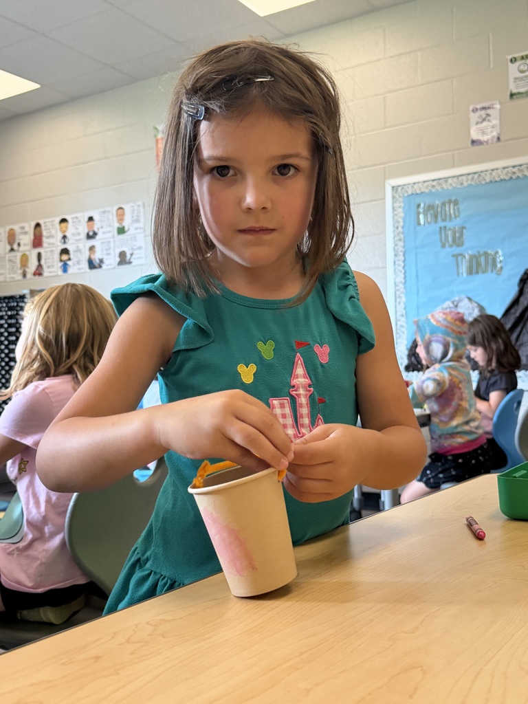 Students in kindergarten and first grade engineered kindness buckets in STEM.