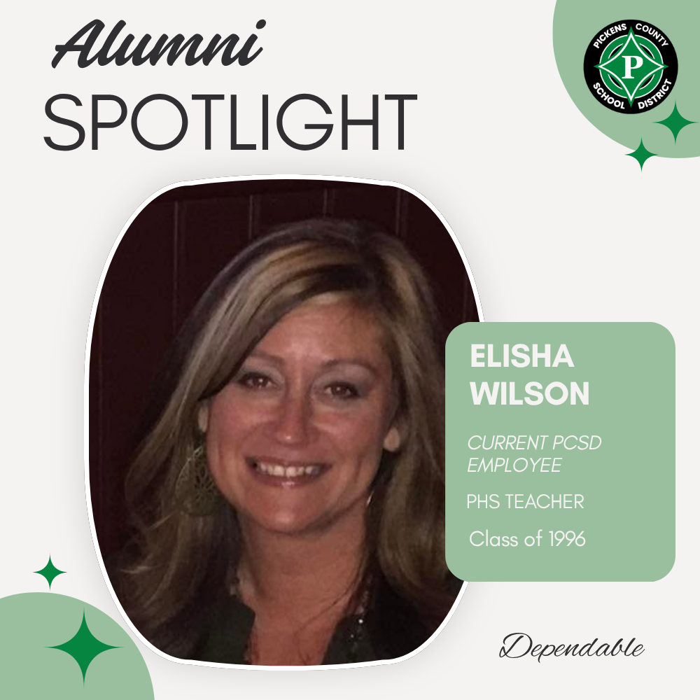Elisha Wilson, Currect PCSD Employee, Class of 1996
