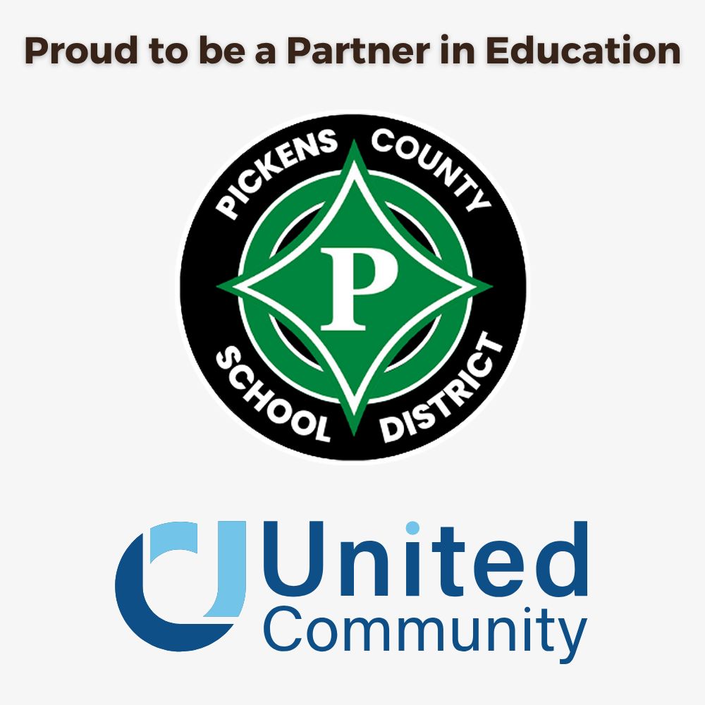 Proud to be a Partner in Education -United Community Bank