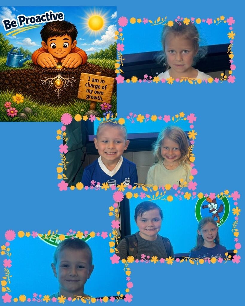 Congratulations to our final Habit 1: Be Proactive Raffle winners—Emmy, Jax, Layne, Aubree, Max, and Judah! 