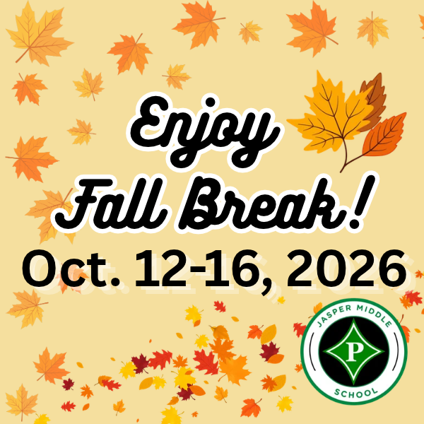 Fall Break 2026 is October 12-16.