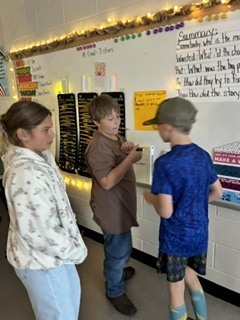 This week, students in Mrs. Connelly’s ELA class teamed up in grammar groups to spot subject-verb agreement and pronouns! 