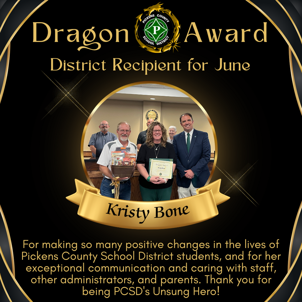 Kristy Bone Dragon Award Winner