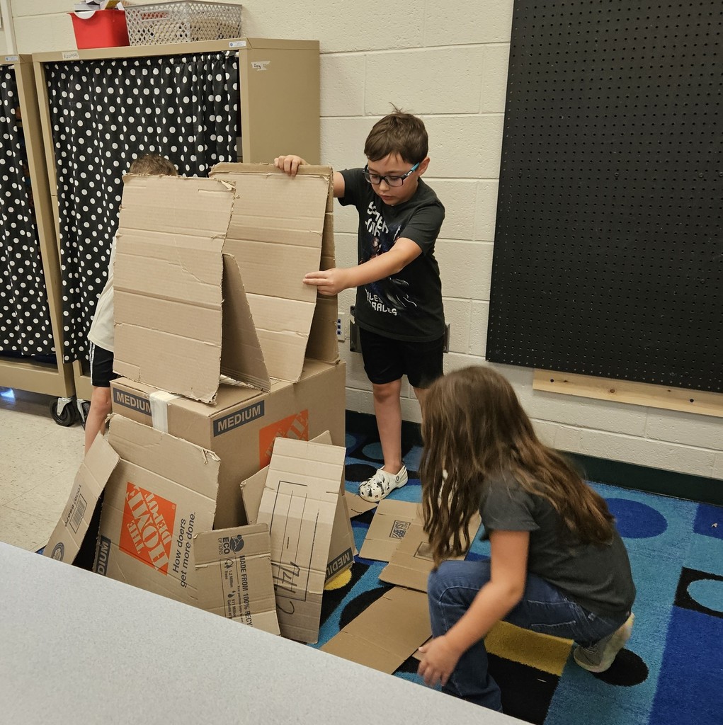 Engineering with cardboard.