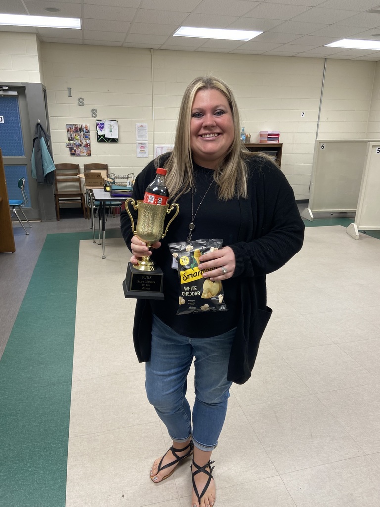Staff member of the month, Joanie Adams