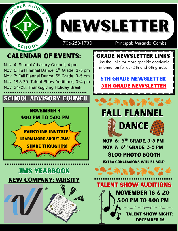 JMS November Newsletter
