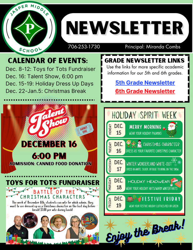 JMS December Newsletter