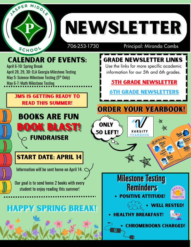 JMS April Newsletter