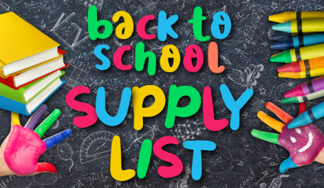 back to school supply lists