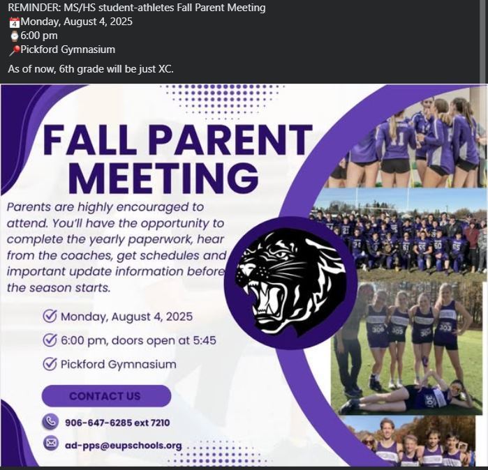 fall parent meeting