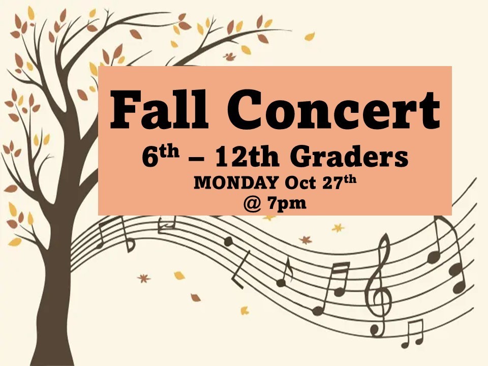 Fall concert 6-12