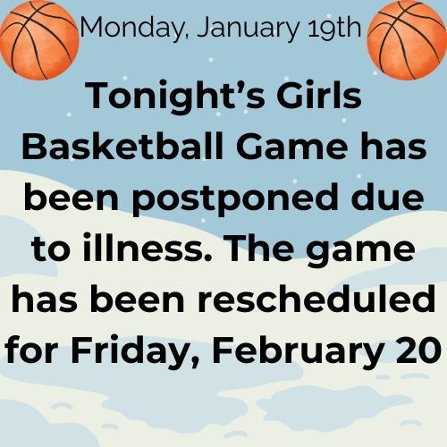 Game postpones