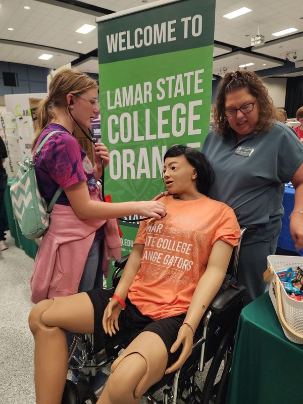 Students from Legget ISD at career fair