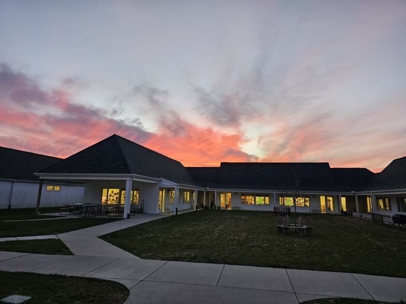 Sussex Montessori School at Sunset on December 12, 2024 – Gorgeous!