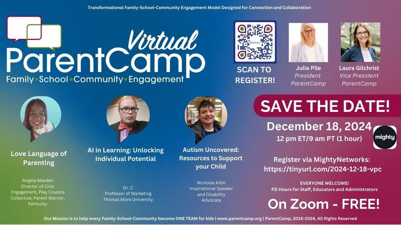 Parent Camp flyer