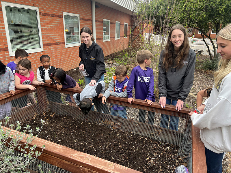 students smiling