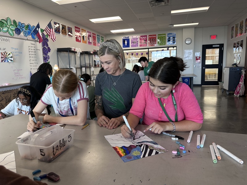 Wortham Art Students Create Something Bigger Than Themselves