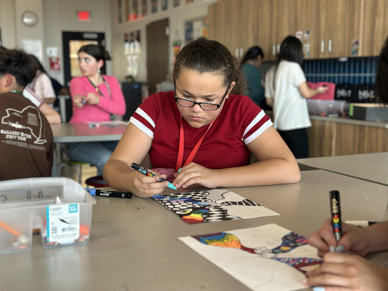 Wortham Art Students Create Something Bigger Than Themselves