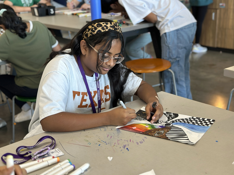 Wortham Art Students Create Something Bigger Than Themselves