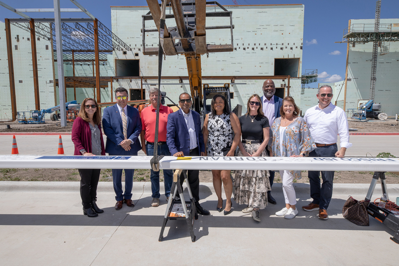 Frisco ISD Celebrates VPAC With Topping-Off Ceremony