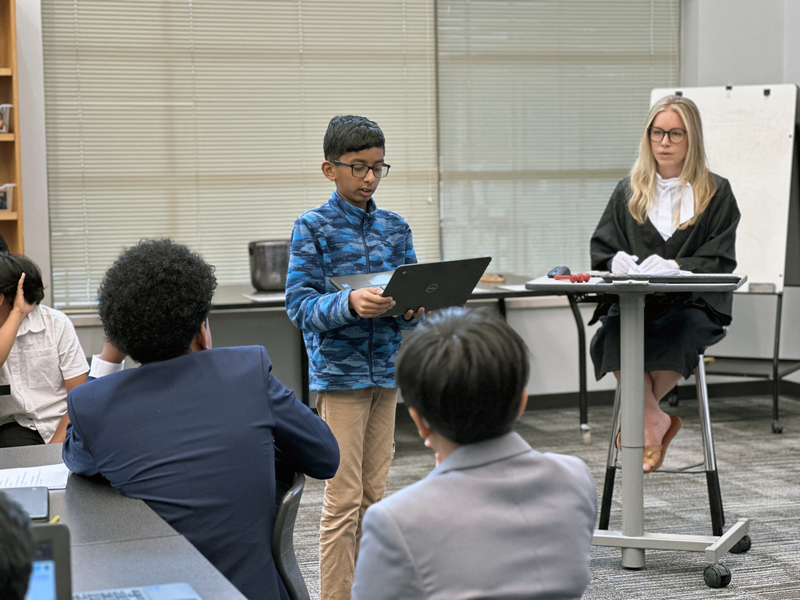 Fifth Graders Make the Case for Mock Trial