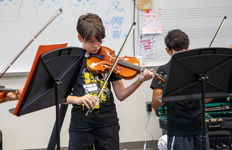 With Summer Camp, Orchestra Students Never Miss a Beat