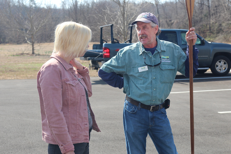 First Broad River kayak boat ramp ribbon cutting