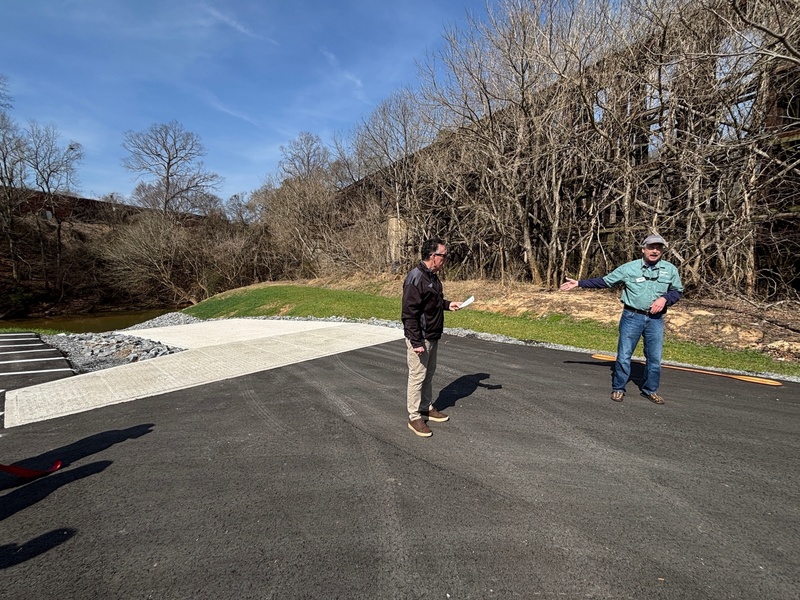 First Broad River kayak boat ramp ribbon cutting
