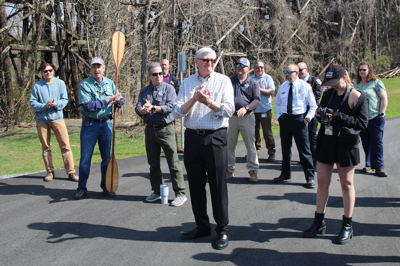 First Broad River kayak boat ramp ribbon cutting