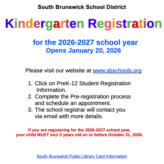 Kindergarten registration