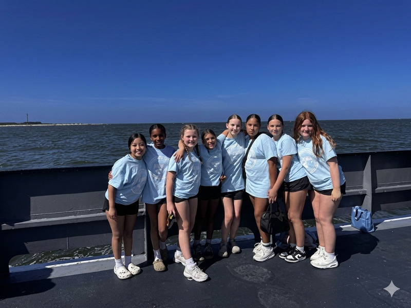 BPA 6th graders touch history