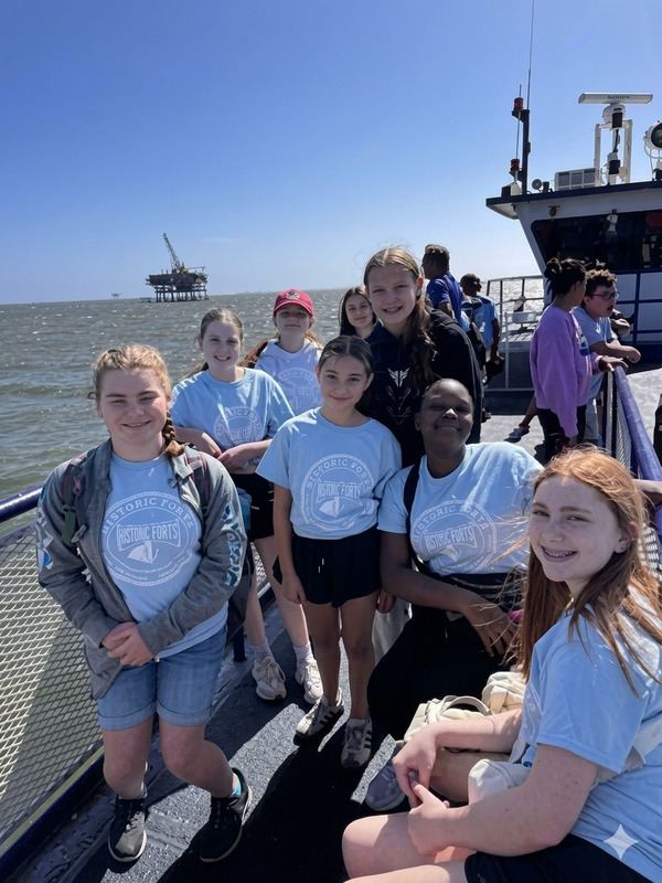 BPA 6th graders touch history