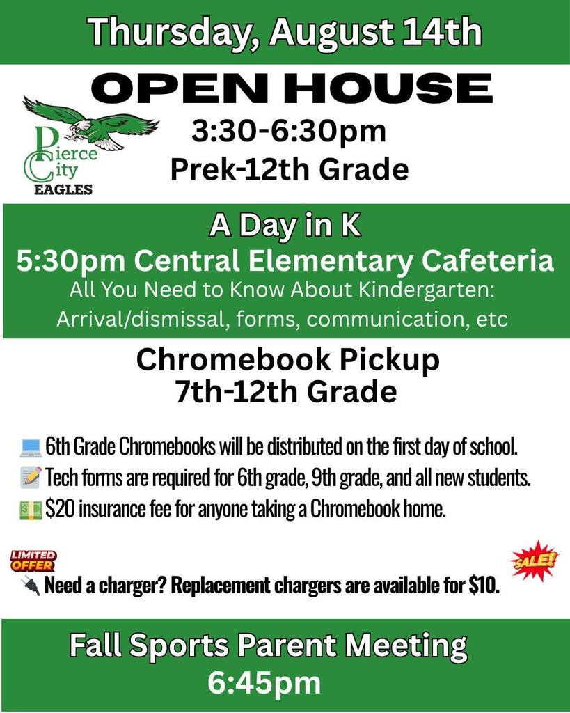open house tomorrow