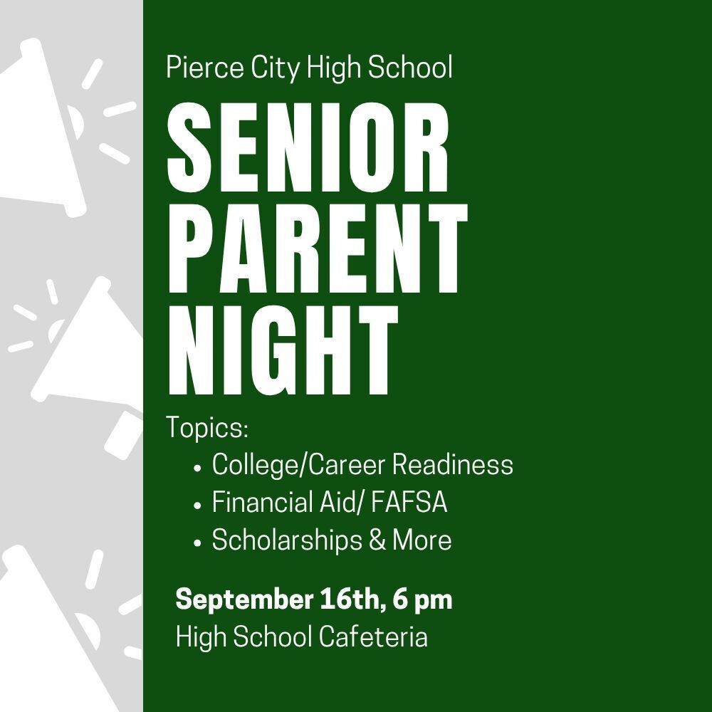 graphic for senior parent night sepetember 16