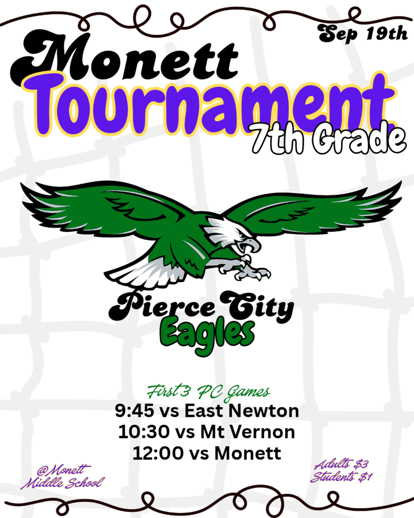eagle on 7th volleyball graphic