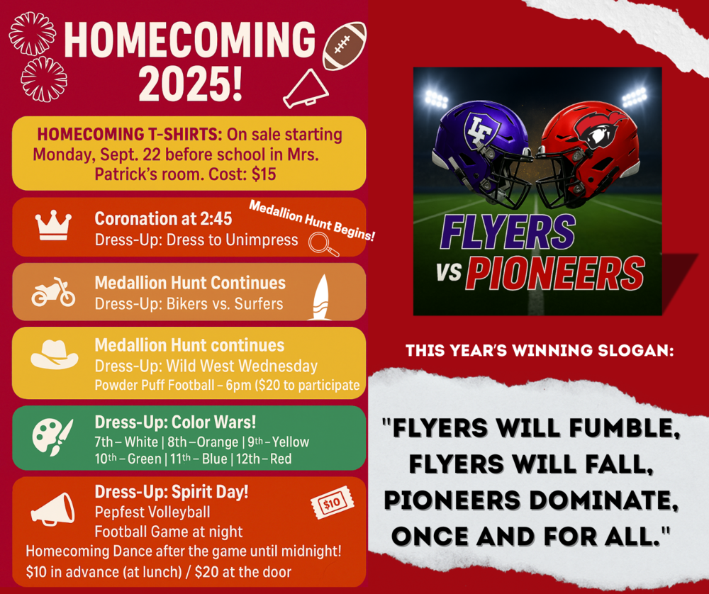 homecoming week schedule