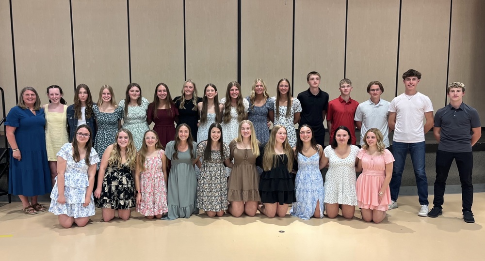 MHS student inductees