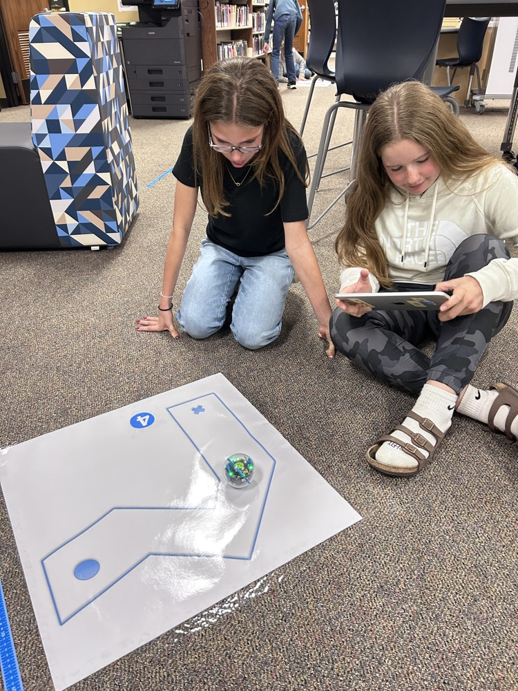 Students with sphero