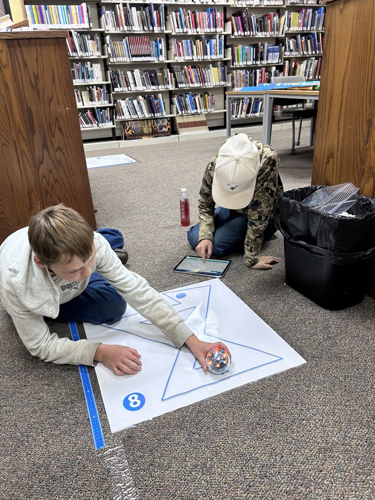 Students with sphero